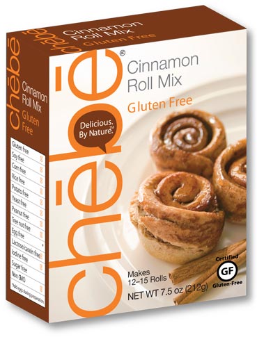 Cinnamon Roll Mix: 8-pack case, 7.5 oz. per package - chebe