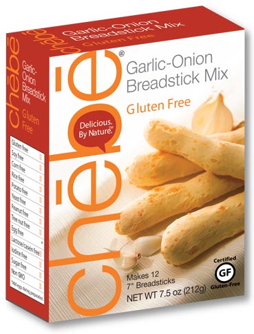 Garlic-Onion Breadstick Mix: 8-pack case, 7.5 oz. per package - chebe